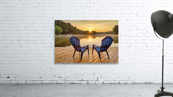 CALM LAKE SUNRISE Wall Preview