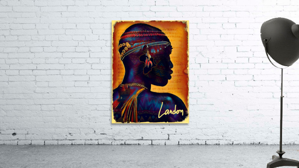 Fearless Black Warrior Wall Preview