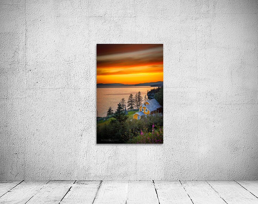 No 88- Maison Blanchette au crepuscule Wall Preview