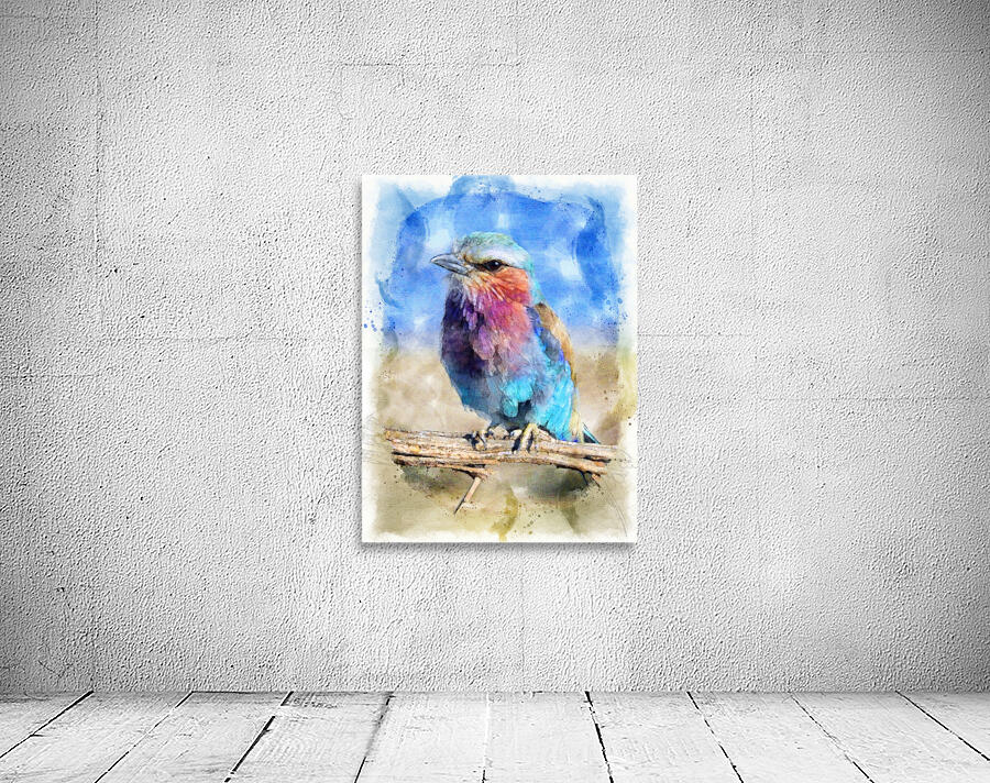 Watercolor Bird Wall Preview