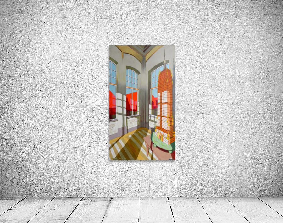 abandoned room with the empire state building by federicocortese