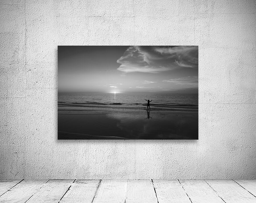 BW Dance by the Seashore Soothing Fall Sunset by 360 Studios