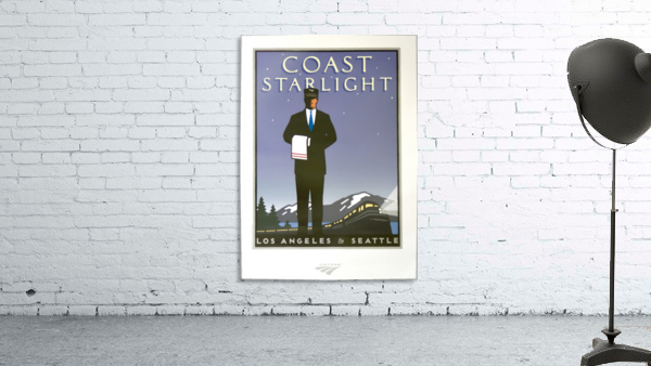 The Coast Starlight Vintage Poster by VINTAGE POSTER