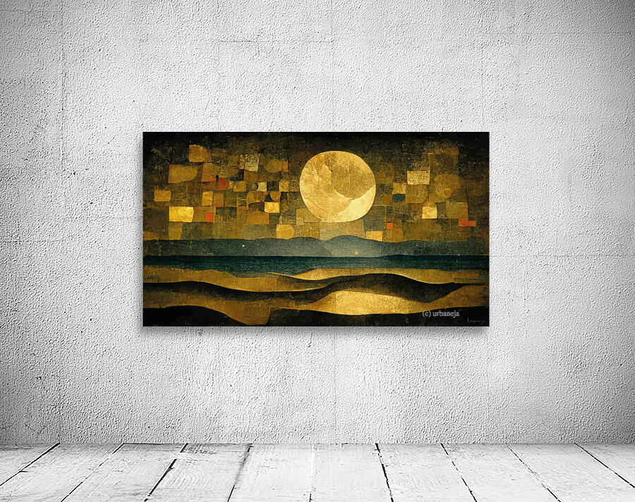 Full Moon over Abu Dhabi Mangroves - I Wall Preview