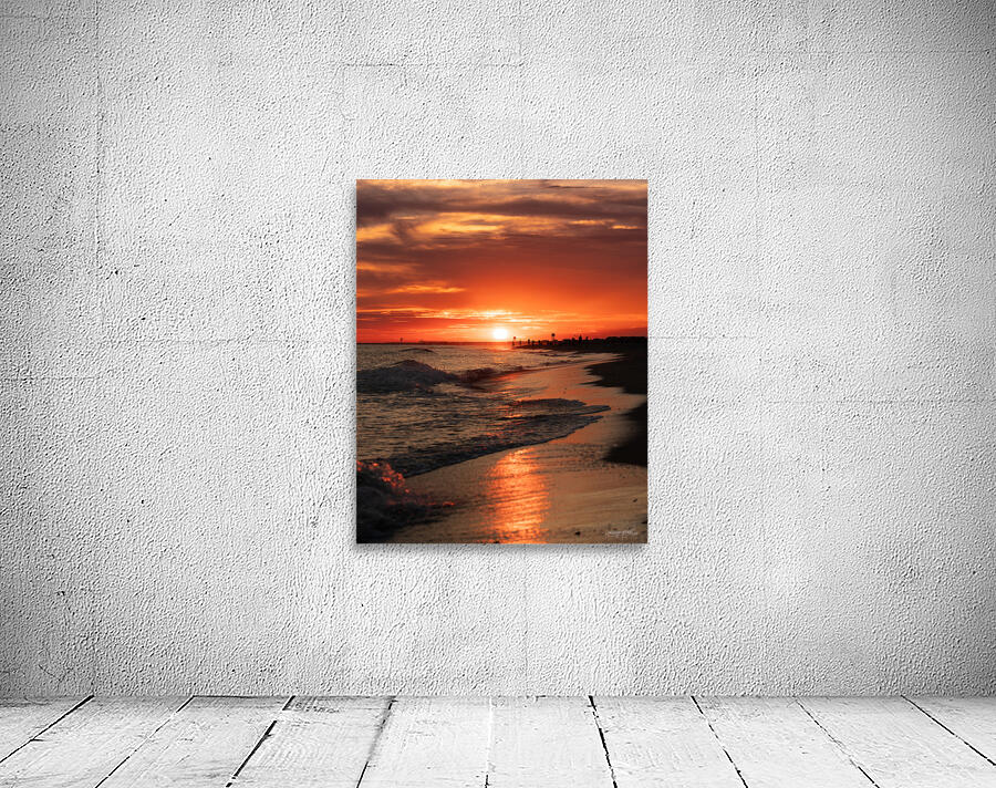 NC Beach Sunset Wall Preview
