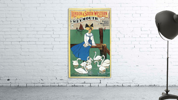 Vintage poster for London & South Western Railway by VINTAGE POSTER