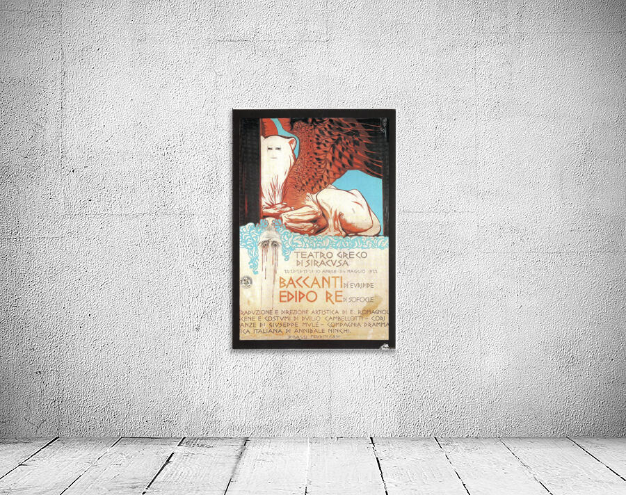 Vintage poster for Teatro Greco di Siracusa by VINTAGE POSTER