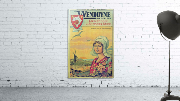 Wenduine aan der Zee vintage poster by VINTAGE POSTER