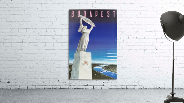 Original vintage poster Budapest by VINTAGE POSTER