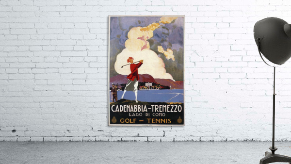 Cadenabbia-Tremezzo, Lake Como poster, 1926 by VINTAGE POSTER