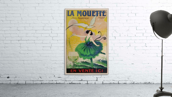 Original vintage poster La Mouette Anis Superieur by VINTAGE POSTER
