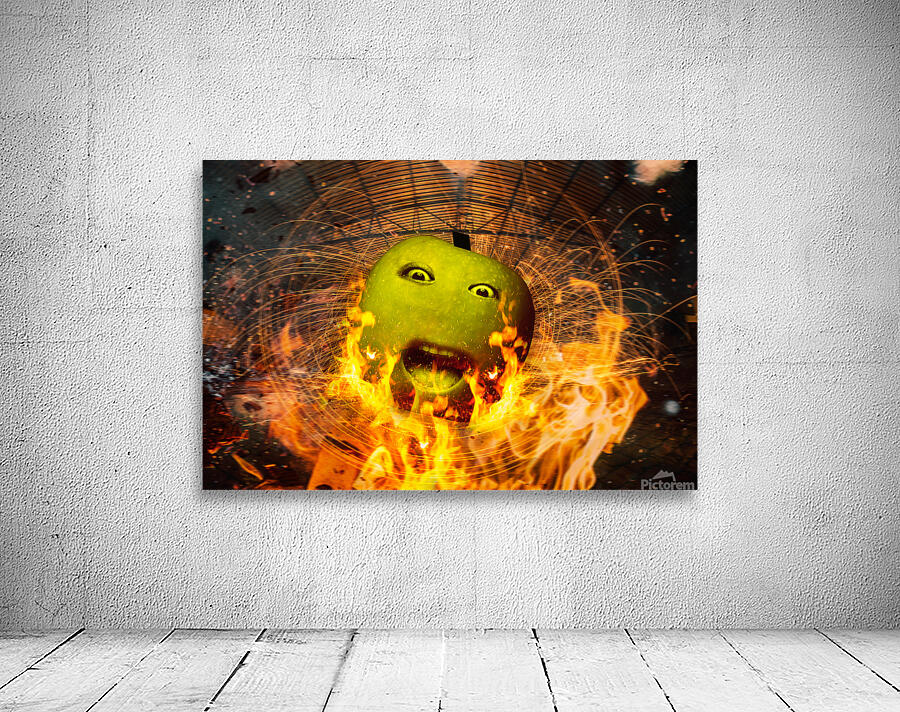 Fire Apple Wall Preview