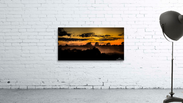 Nature Photography - Smokey Sunset - Wentzville MO Wall Preview