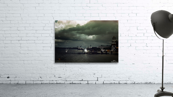 Found and Restored - PBM Mariner in the French Riviera - Kodachrome Wall Preview