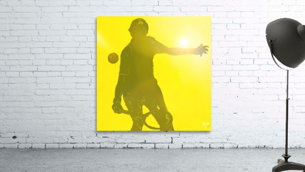 Sunny Day Tennis Abstract Art Wall Preview