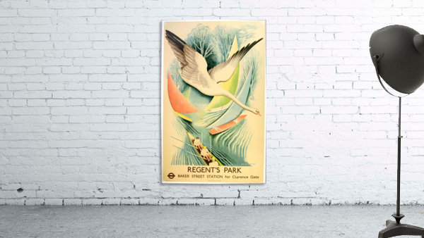 London Underground Regent Park poster Wall Preview