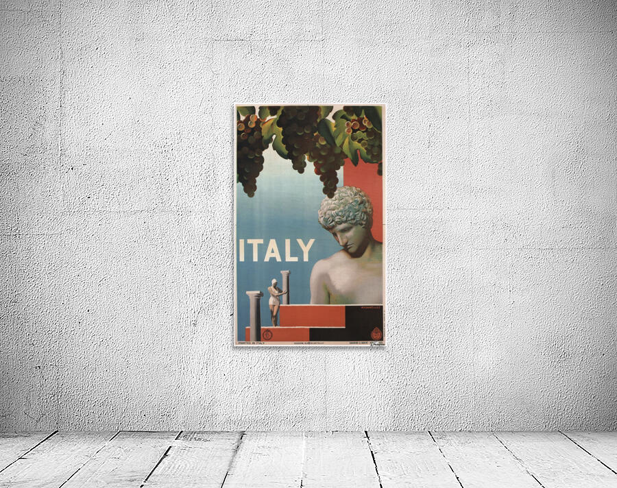 Italy vintage travel poster, 1935 Wall Preview