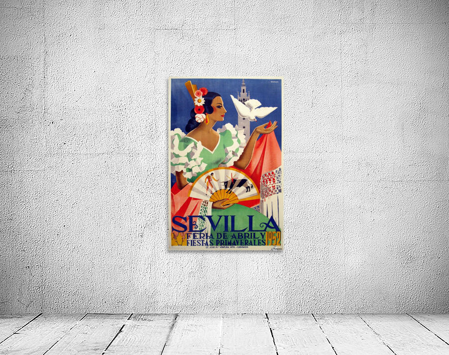 Sevilla vintage travel poster by VINTAGE POSTER