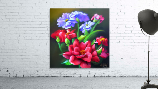 Flower garden Painting Wall Preview