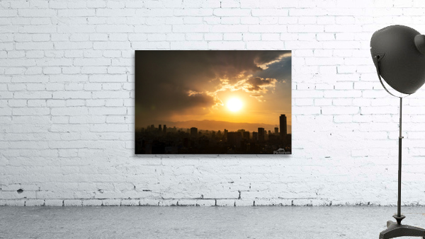 Mexico City Sunset Aperçu sur mur