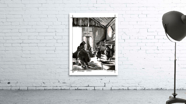 No Fox in the Hen House Wall Preview