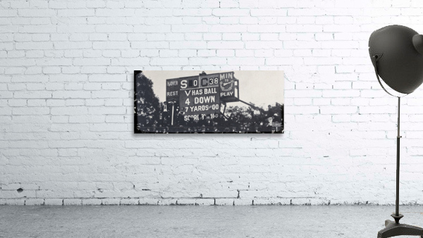 Vintage Twenties Big Game Scoreboard Wall Preview