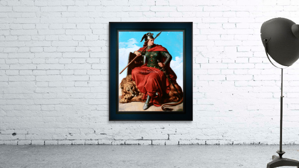 Allegorie Der Tapferkeitt by Karl von Blaas Remastered Xzendor7 Classical Fine Art Old Masters Reproductions Wall Preview
