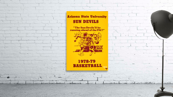 1978 arizona state sun devils basketball art Wall Preview