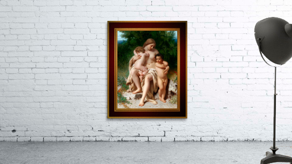 La Premiere Discorde c1861 by William-Adolphe Bouguereau Remastered Xzendor7 Classical Fine Art Old Masters Reproductions Wall Preview