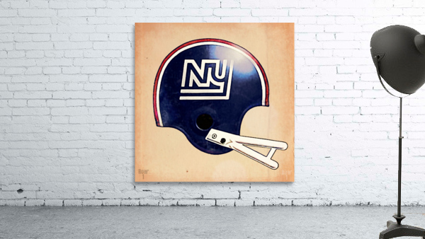 Vintage New York Giants Football Helmet Art Wall Preview