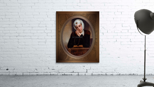 Lost in Thought by Henry Guillaume Schlesinger Remastered Xzendor7 Classical Fine Art Old Masters Reproductions Wall Preview