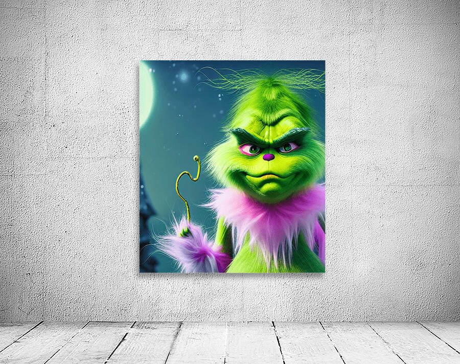 Whimsical Ultra Cute Grinch In Fairytale Wall Preview