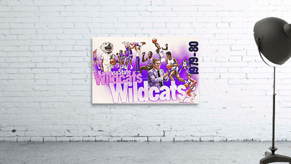 1979 Kansas State Wildcats Basketball Art Wall Preview