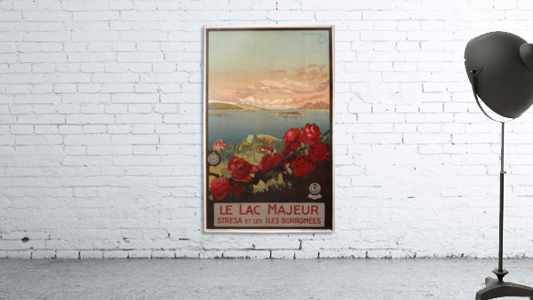 Lake Maggiore Vintage Travel Poster 1927 by VINTAGE POSTER
