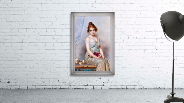 The Bouquet by Vittorio Matteo Corcos Remastered Xzendor7 Classical Fine Art Old Masters Reproductions by xzendor7