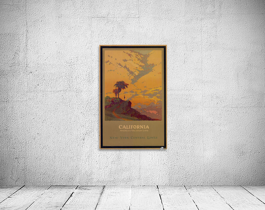 California American Vacation Land Wall Preview