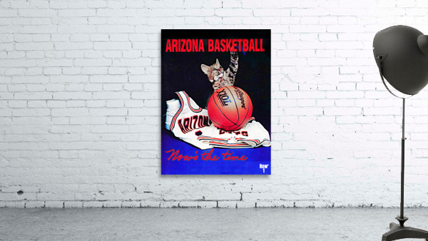 1984 Arizona Wildcats Basketball Remix Art Wall Preview