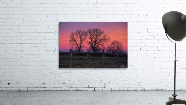18 Morning Sunrise on the Farm Wall Preview