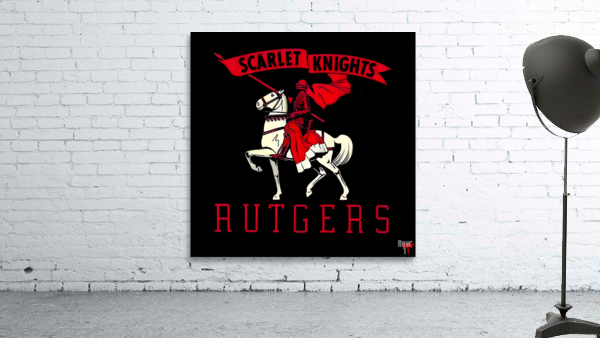 Vintage Rutgers Scarlet Knights Art Wall Preview