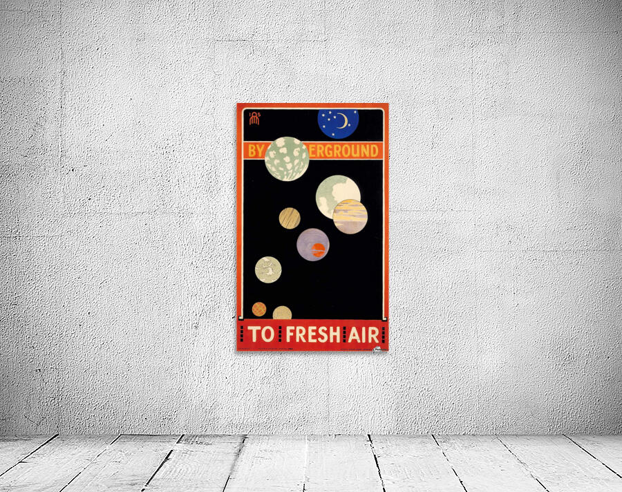 By Underground To fresh Air poster 1915 Wall Preview