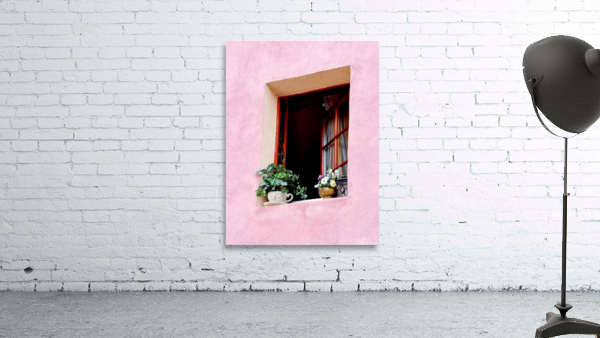 Window in Pink Wall Wall Preview