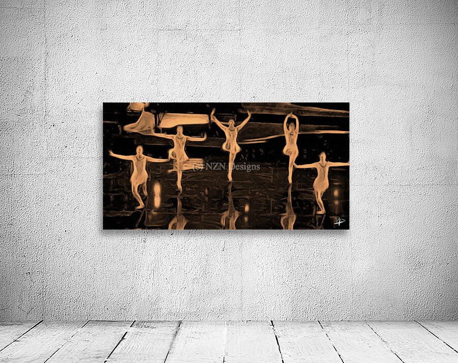 Brown Ballet bw by NDZ Designs