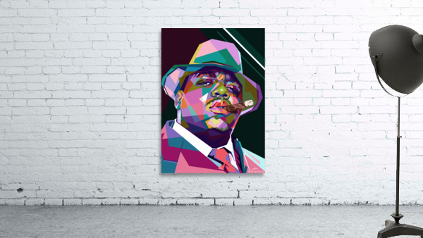 Notorious B.I.G. wpap pop art by Lowo Ijo Wall Art