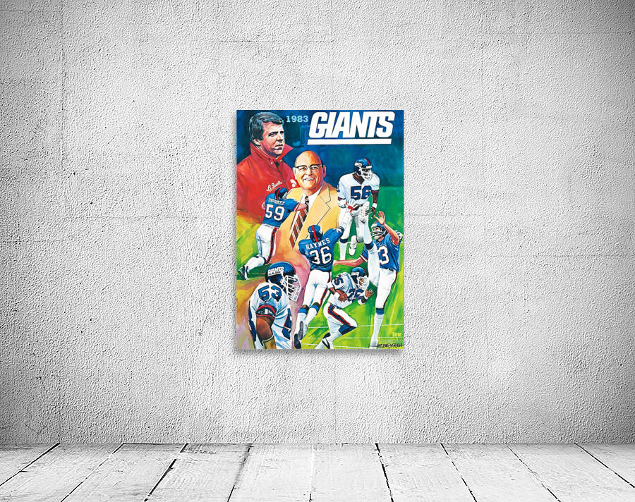 1983 New York Giants Poster Wall Preview