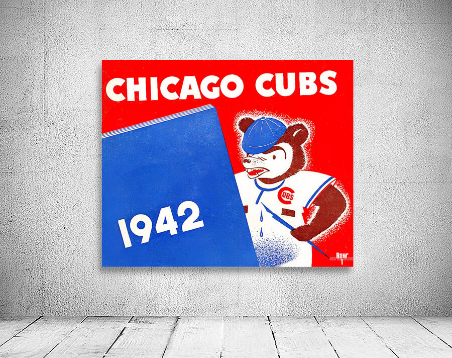 1942 Chicago Cubs Art Wall Preview