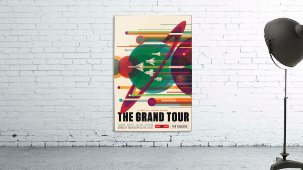 Visions of the Future NASA space exploration poster by VINTAGE POSTER
