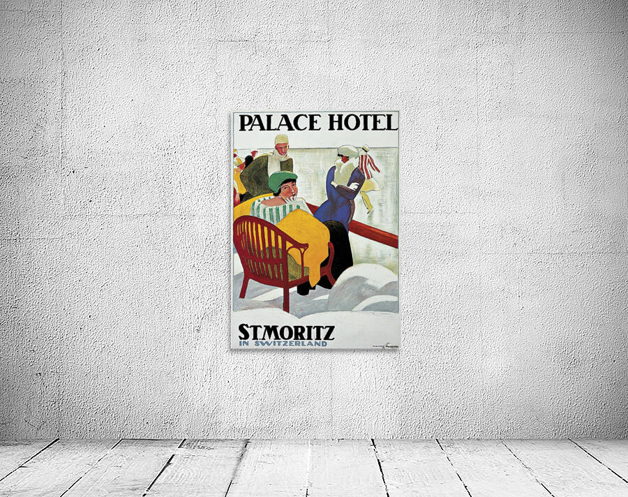 Palace Hotel Saint Moritz in Switzerland, 1947 Wall Preview