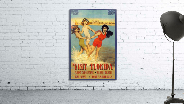 Visit Florida by VINTAGE POSTER