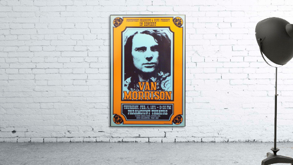 Van Morrison by VINTAGE POSTER