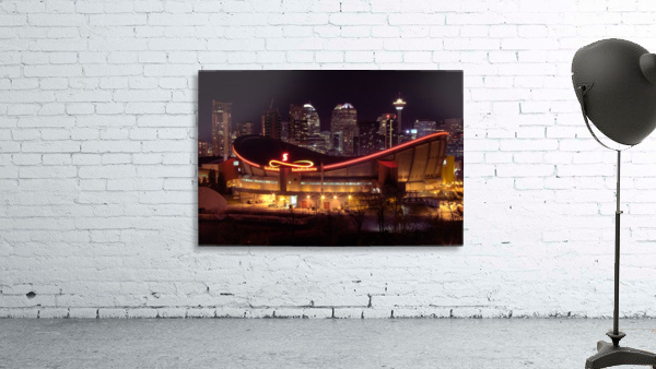 Calgary Skyline Wall Preview